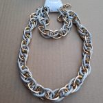 Set colier + bratara lucrat manual