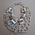 Colier lanț acrilic