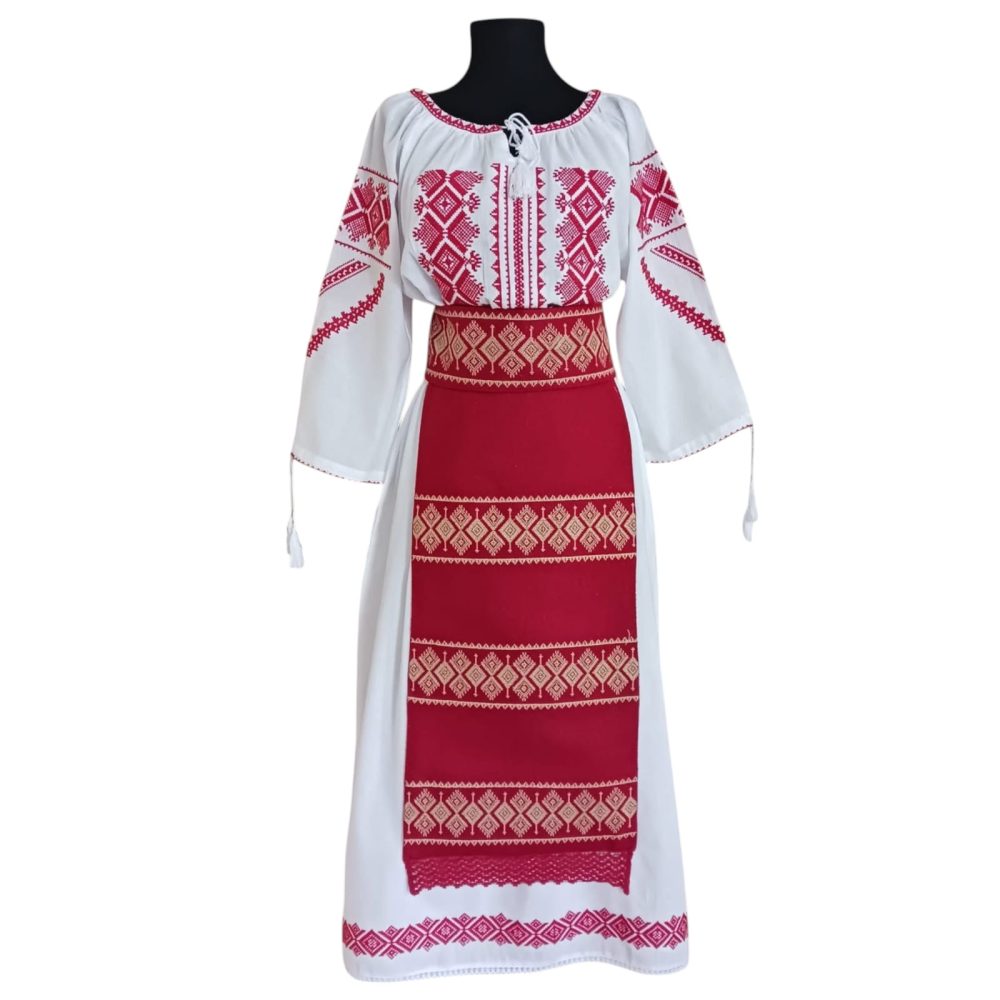 Costum traditional 4 piese (VESTA, FOTE, BRAU, ROCHIE) ST 03 - imagine 3