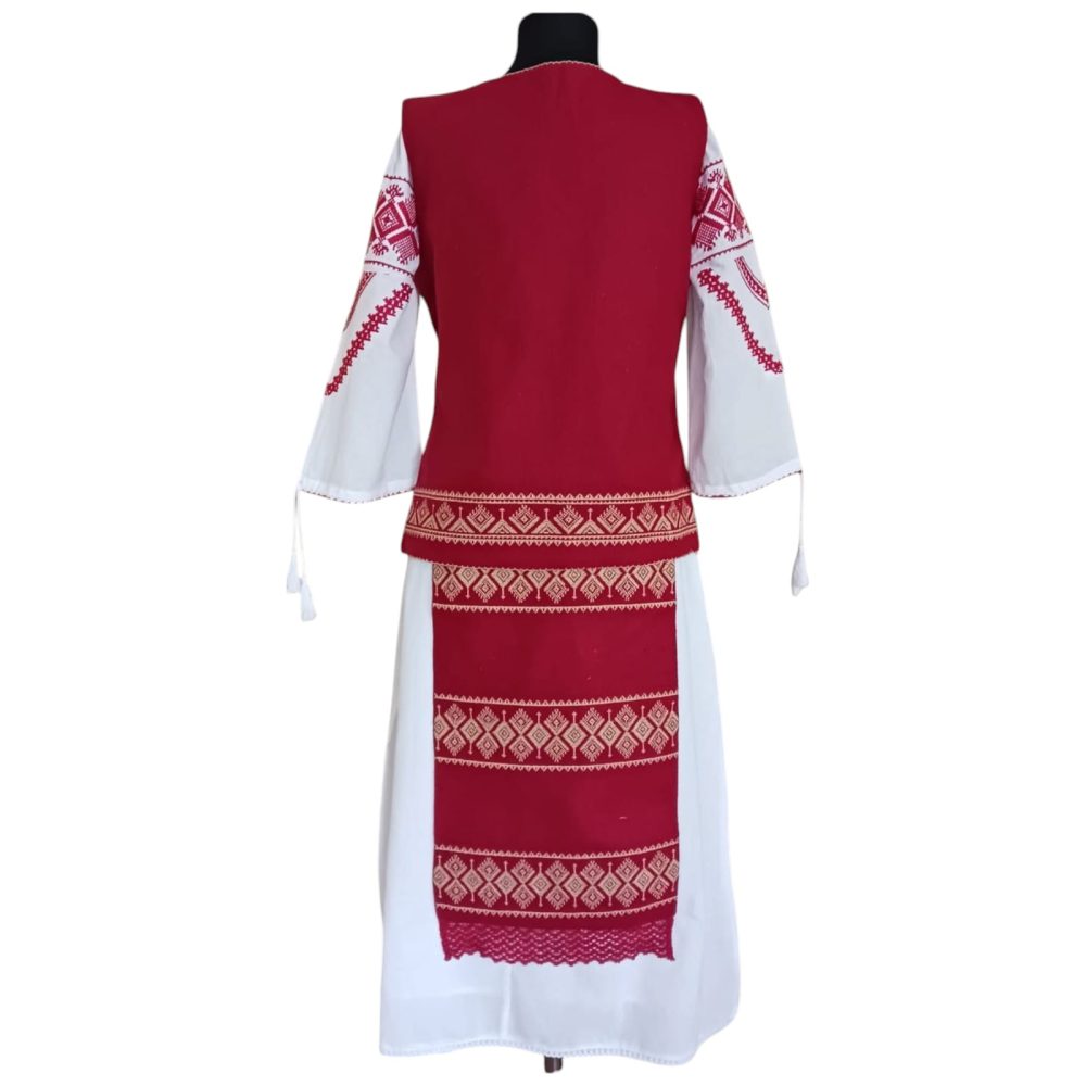 Costum traditional 4 piese (VESTA, FOTE, BRAU, ROCHIE) ST 03 - imagine 5