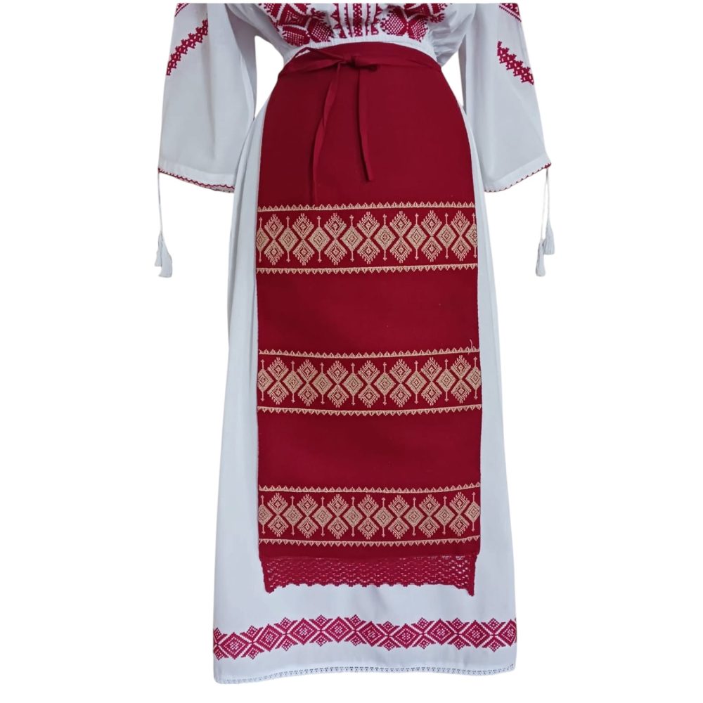 Costum traditional 4 piese (VESTA, FOTE, BRAU, ROCHIE) ST 03 - imagine 4
