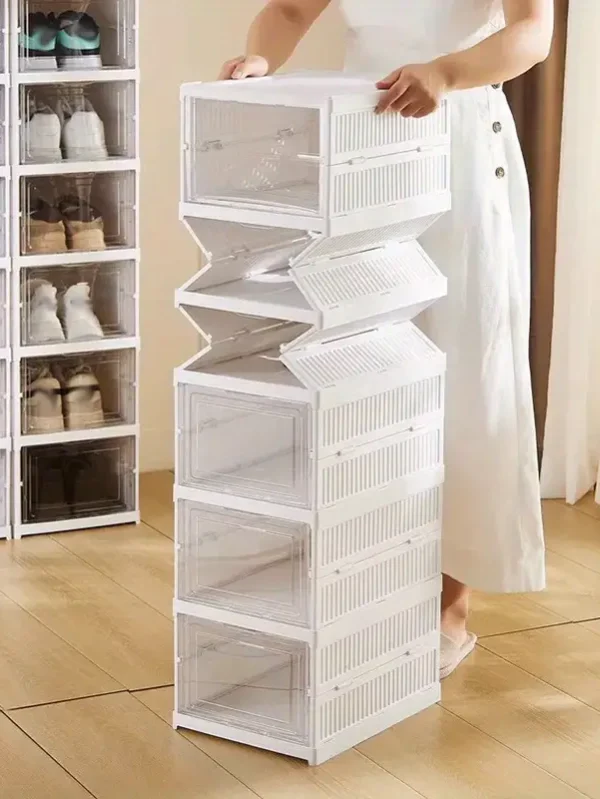 Organizator incaltaminte sticla 6 rafturi, 25.5 X 34.5 X 105CM