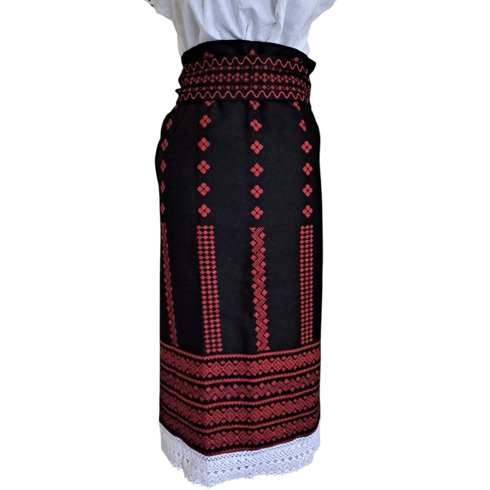 Set traditional 2 piese(catrinta,brau) ST19 - imagine 2