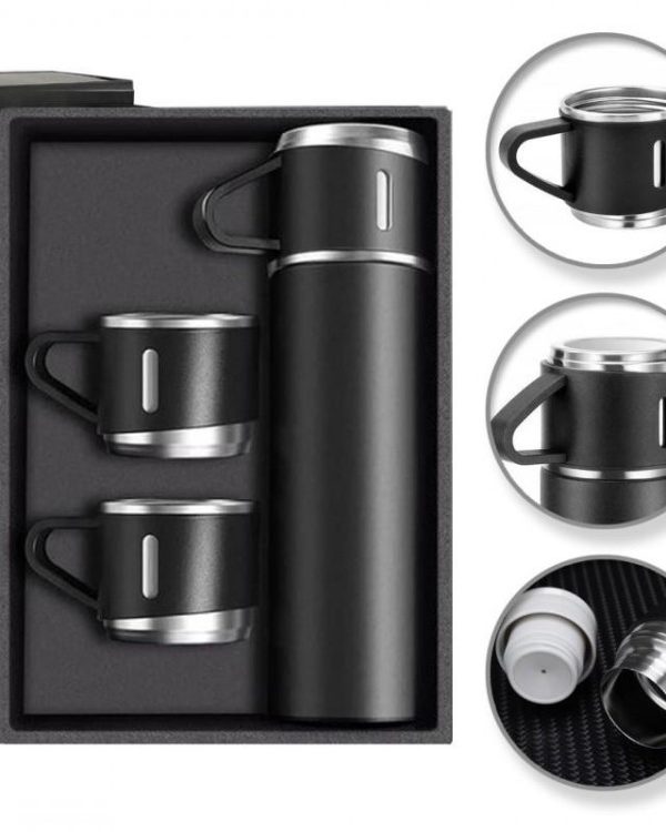 Set cadou termos+3 cani otel inoxidabil