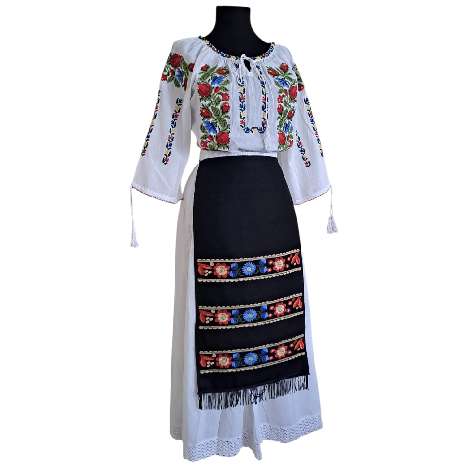 Costum traditional 3 piese(ie, poale, fote) ST26 - imagine 2