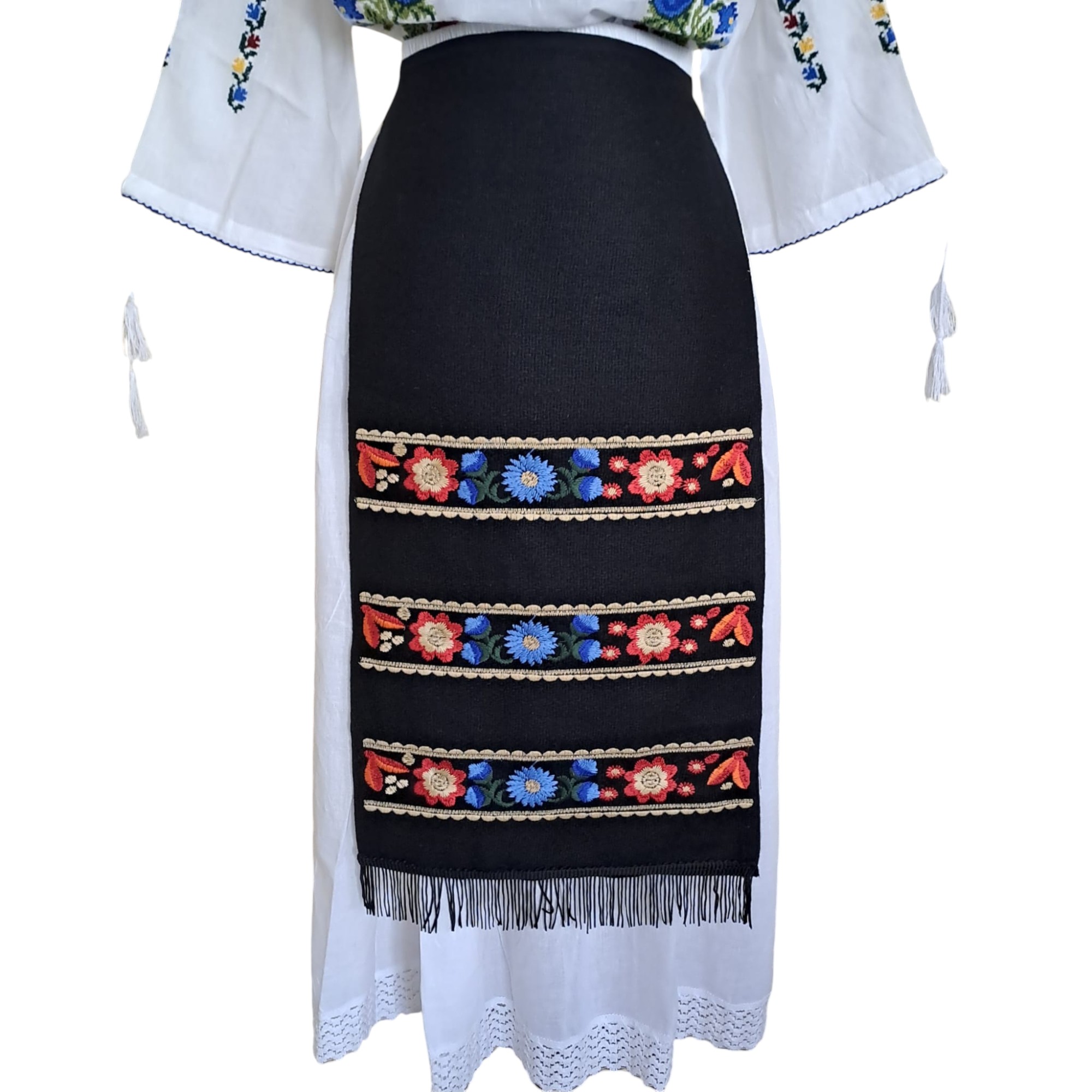 Costum traditional 3 piese(ie, poale, fote) ST26 - imagine 4