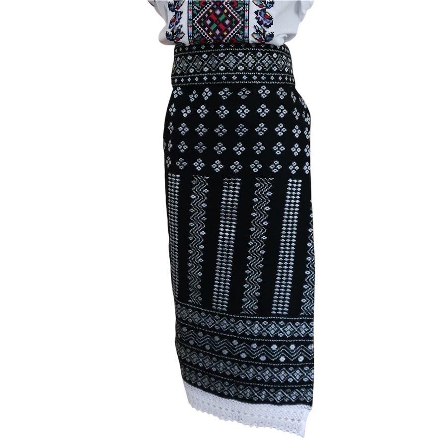 Costum traditional 3 piese(ie, catrinta, brau) ST27 - imagine 4