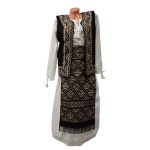 Costum traditional 5 piese (ie, poale, fote, vesta, brau) ST29