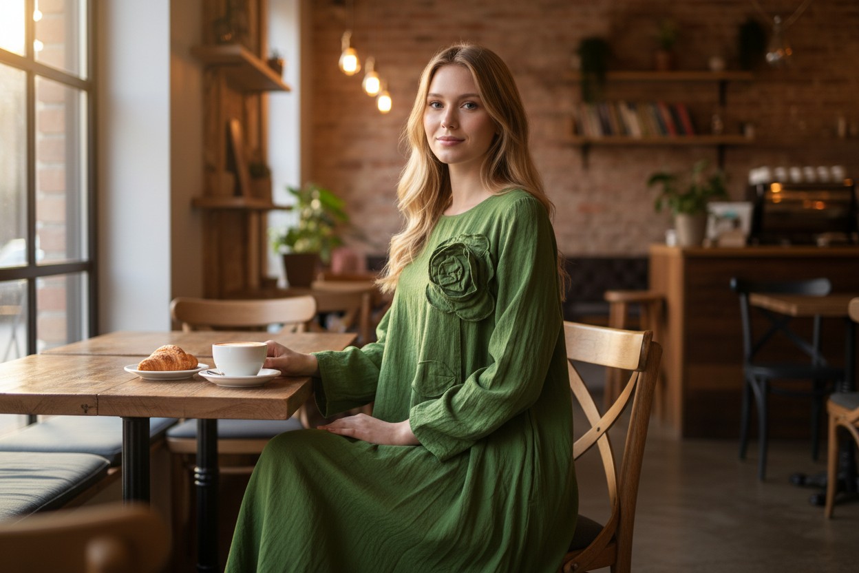 Rochie din raiat RL15 - imagine 2