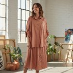 Compleu casual (camasa+fusta) T07